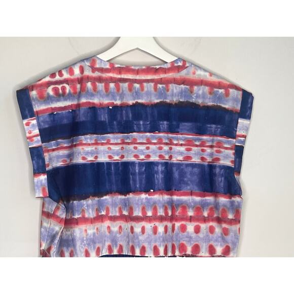 Marie Oliver Sawyer Cap Sleeve Tiered Mini Dress Summer Wash Women's Size S - Picture 8 of 9